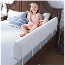 FigTime Bed Bumper for Toddlers, Foam Bed Rail for Toddler Bed Rail Bumper