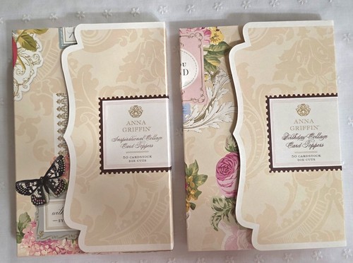 ANNA GRIFFIN 100pcs "BIRTHDAY/INSPIRATIONAL CARD TOPPERS" Partial NEW (PA28)