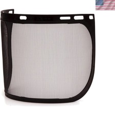 Lightweight Steel Mesh Safety Face Shield - Comfortable Eye Protection, 8x15 in.