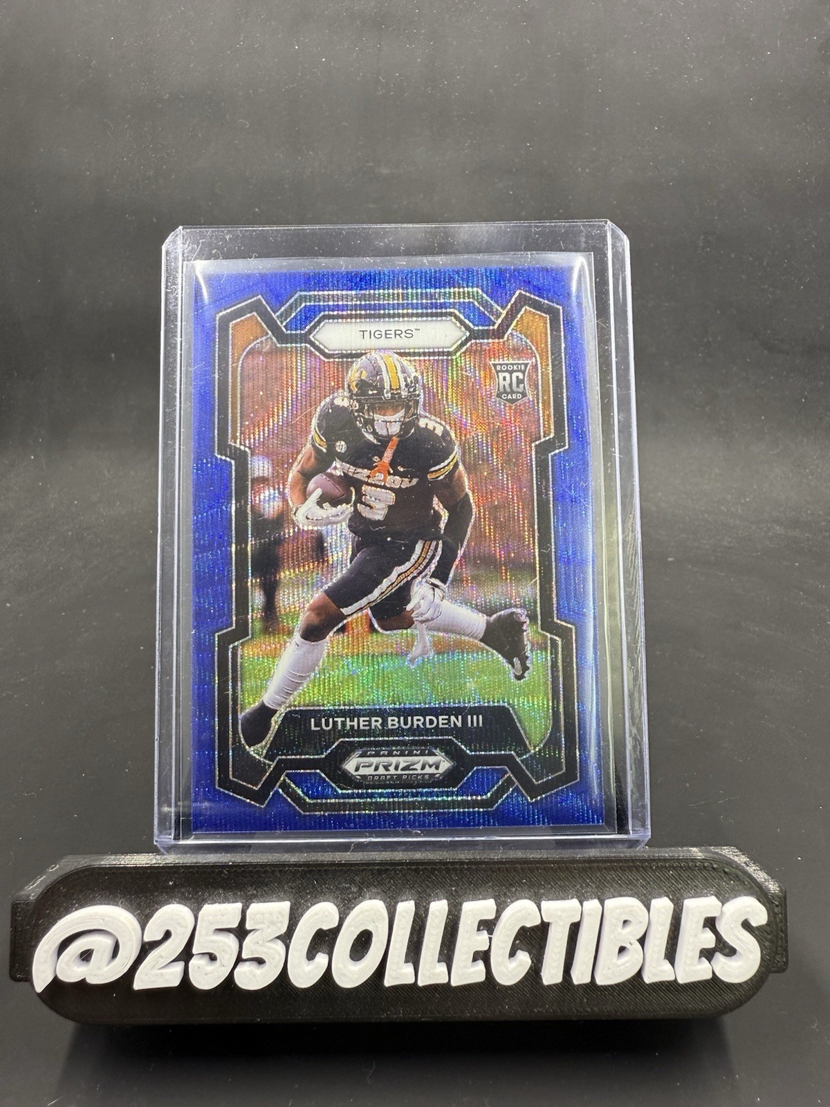 2024 Panini Prizm Draft Picks #198 LUTHER BURDEN III Rookie Blue Wave /249 SP