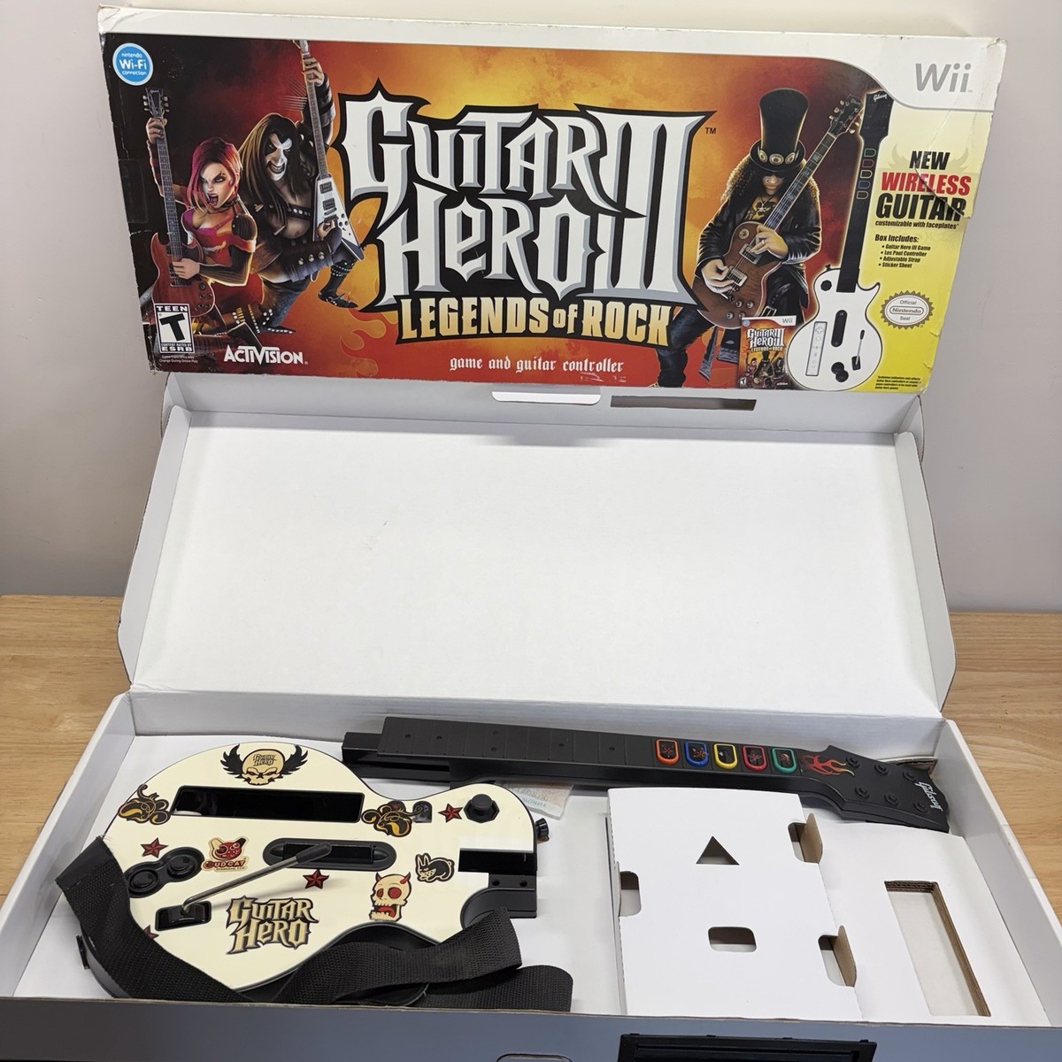 Wii Guitar Hero Gibson Les Paul Guitar Controller 95125.805 Strap