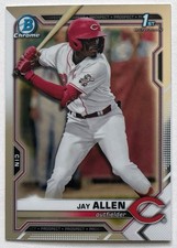 Jay Allen - 2021 Bowman Draft Chrome #BDC-11  - 1st Bowman - Cincinnati Reds