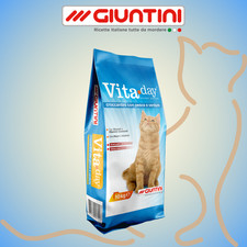 Vitaday Croccantini gatto con pesce/verdure 10kg Mangime completo per gatti