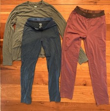 REI Co-op Kids Base Layer Lot Of Three Size 10/8 Small/Medium Merino/Polyester