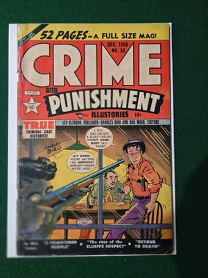 CRIME AND PUNISHMENT #33 1950 Lev Gleason Very Good 4.0 Comic Book