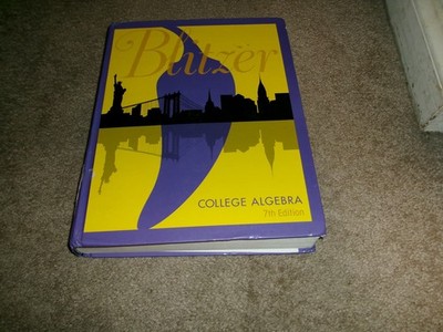 Blitzer College Algebra 7th Edition Pearson Hardcover Textbook English