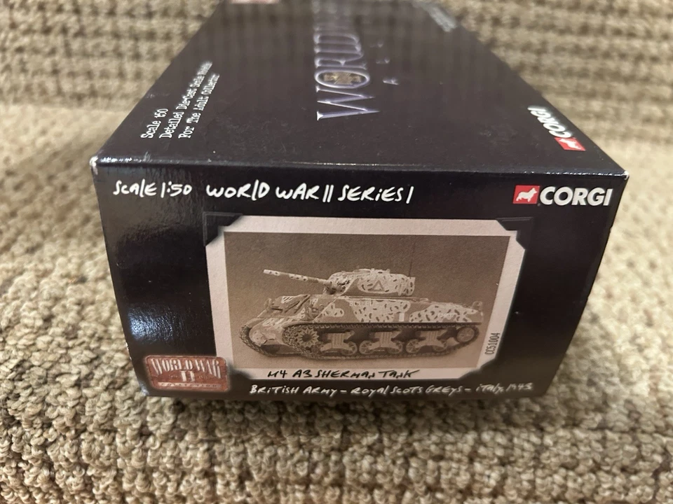 Corgi 1:50 British M4A3 Sherman, Royal Scots Greys, Italy 1943, No. CC51004 - Image 3 of 4