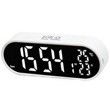 Elegant Alarm Clock Large Led With Multiple Function Display Enhancing Any Moder