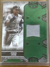 2025 Tier One Legend Relic Game Used Derek Jeter /49 New York Yankees MLB HOF