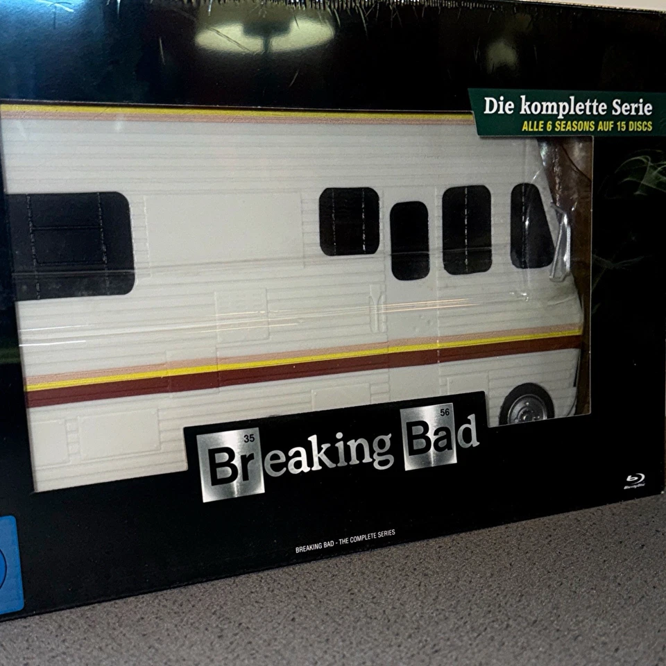 Neu: Breaking Bad Komplette Serie Limitiertes Meth Mobil Blu Ray Wohnwagen rv - Bild 4 von 4