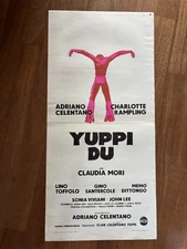 131S,LOCANDINA,YUPPI DU 1975 ADRIANO CELENTANO RAMPLING CLAUDIA MORI TOFFOLO