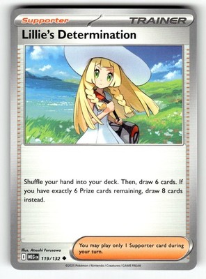 Lillie's Determination - Uncommon ME01: Mega Evolution 119/132 NM