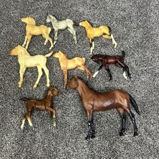 Vintage Breyer Horse Lot Reeves Lot Of 8 Brown Auburn Multi Color Horses