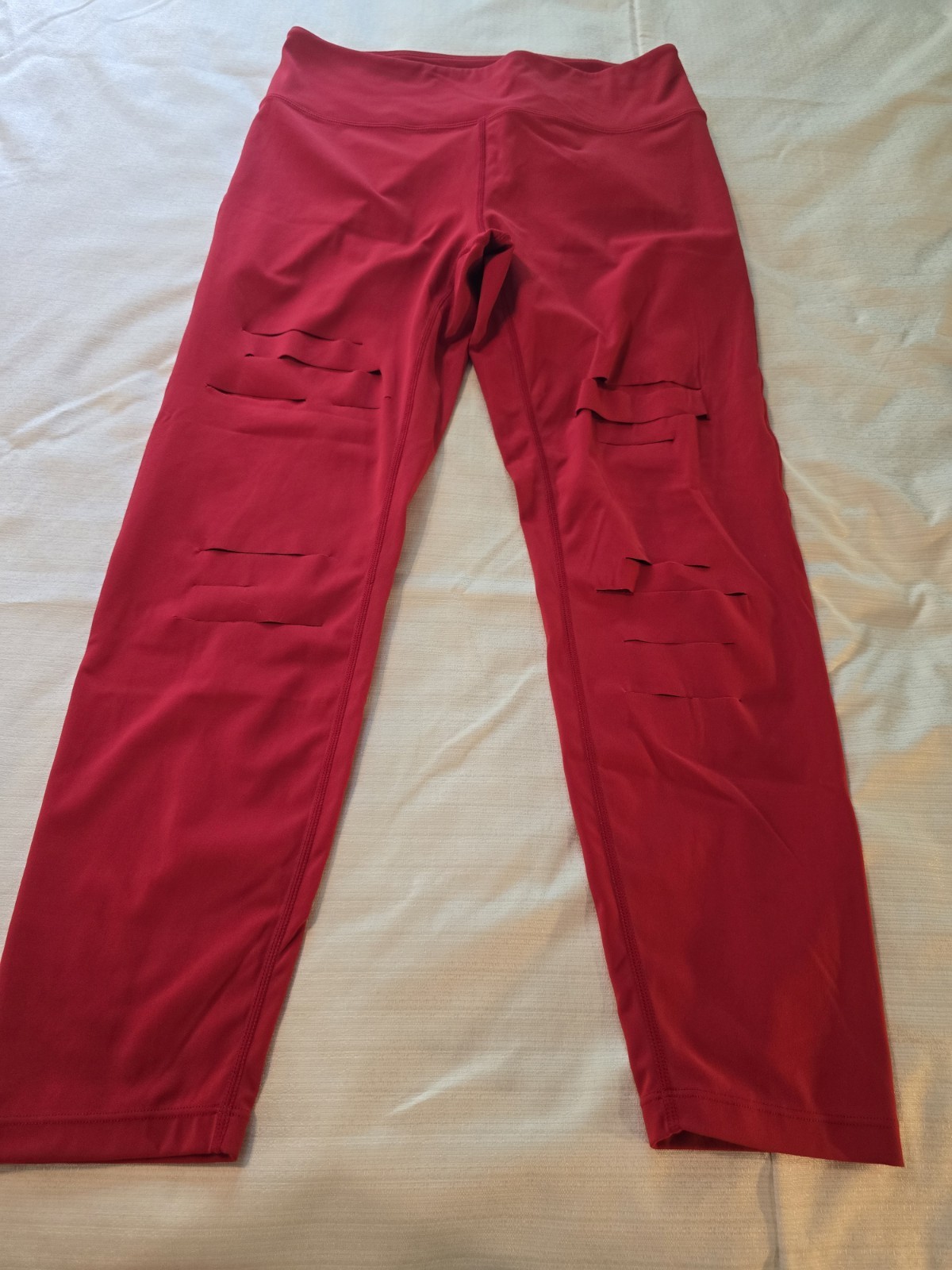 Womens Sz 8/10 Zyia Active Reg Leggings Slits Euc