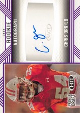 2020 SAGE HIT #A75 Chris Orr Rookie Autographs Purple