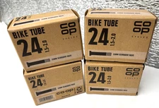 New Co-op Cycles Bike Tube 24" 1.5-2.0 35mm Schrader Valve  x 4