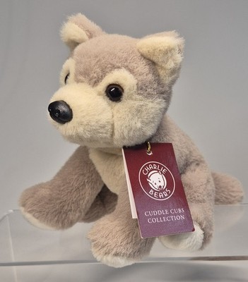 Charlie Bears Cuddly Cub Wolf, 13cm, CC23316WA