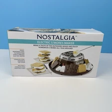 Nostalgia SMM200 Electric Smores Maker Includes 2 Roasting Forks