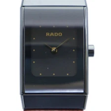 Rado RADO 963.0350.3 DIASTAR Diastar Watch leather belt black black dial /MQ