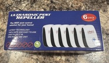 Ultrasonic Pest Repeller 6 Packs Electronic Indoor Plug in for Insects, Pest Con