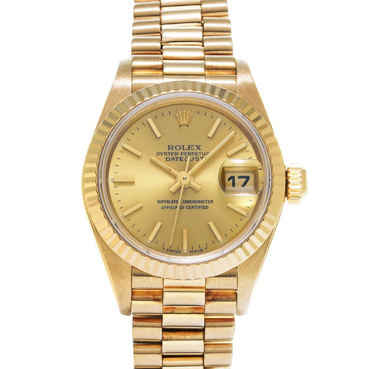 ROLEX Datejust 69178 Champagne WATCH 688720