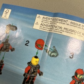 LEGO CITY: Deep Sea Scuba Scooter  (60090) 99% complete MISSING RED HELMET!
