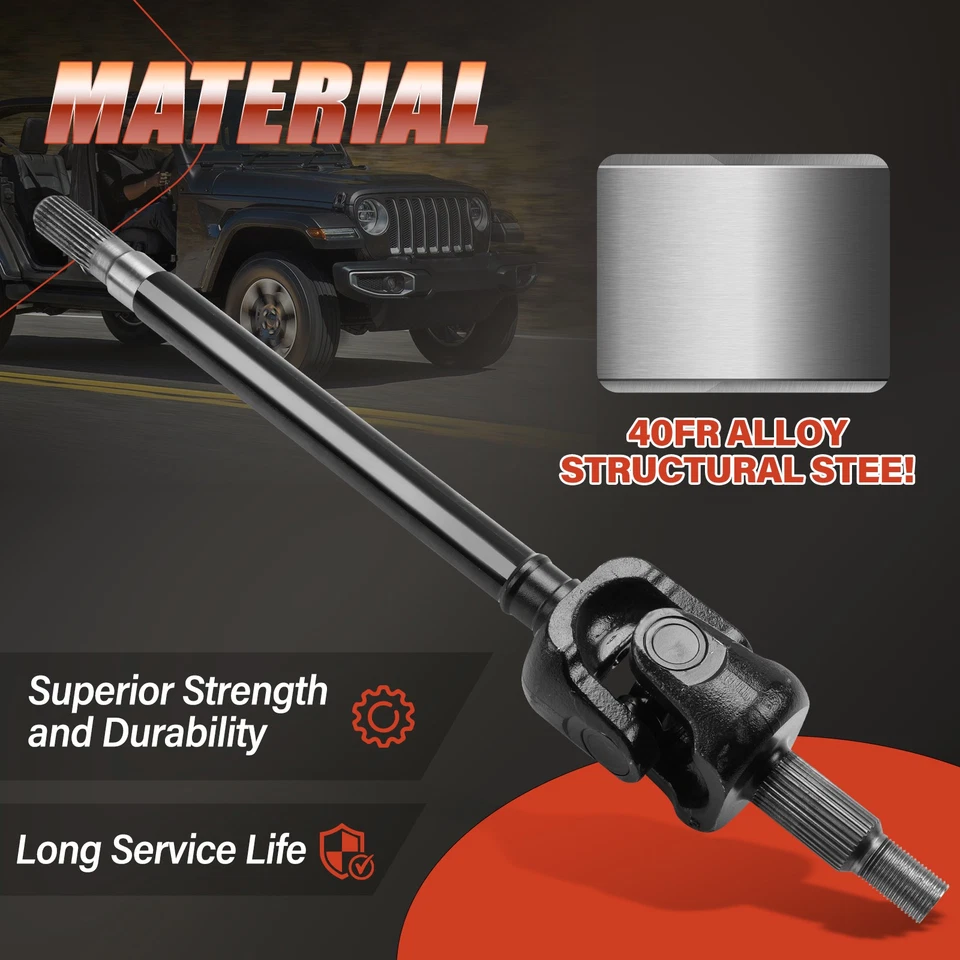Front Driver Left LH Drive Axle Shaft for Jeep JL Wrangler 68413468AA 2018-2024 Foto 4 de 4