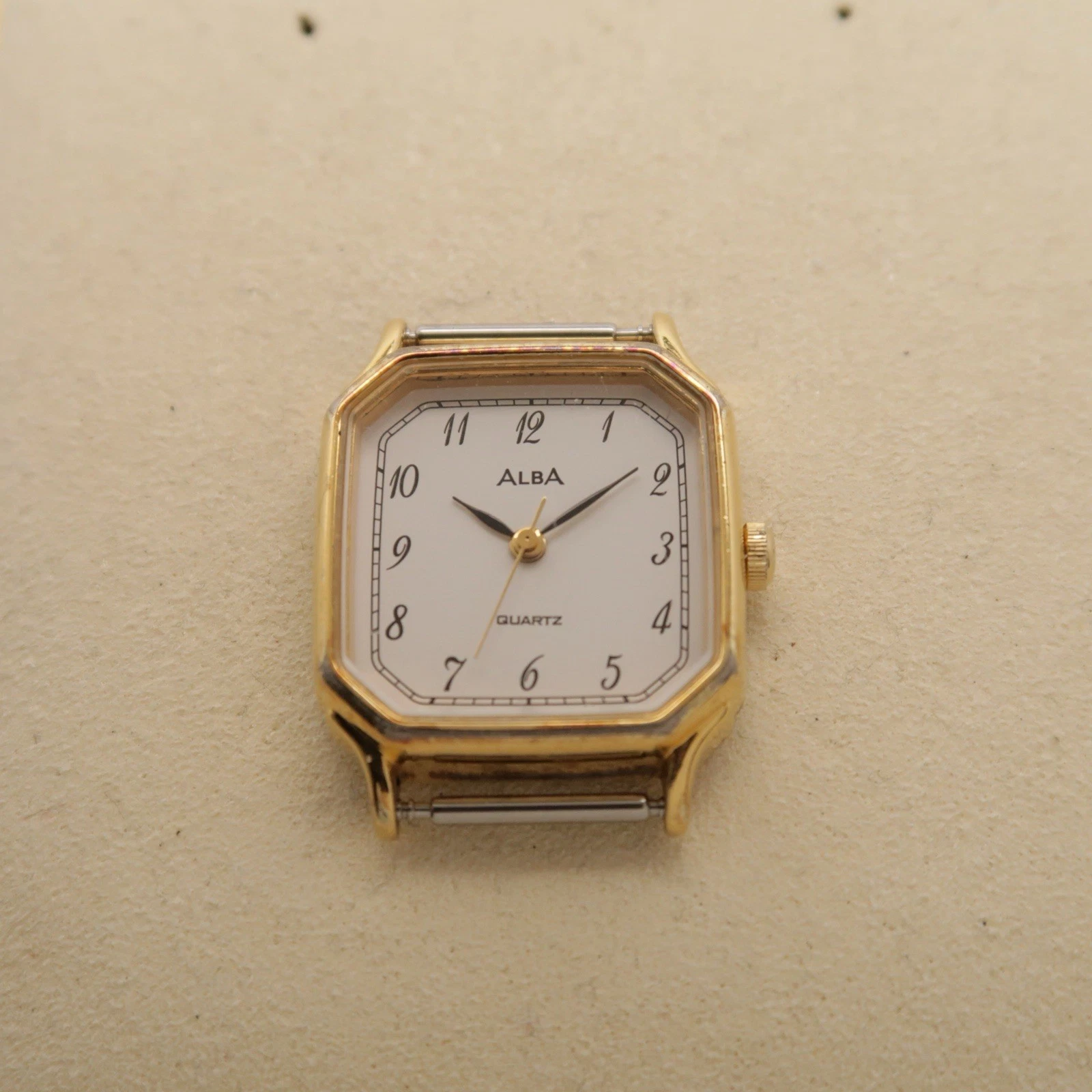 SEIKO ALBA V251-5330 Analog Quartz Women Vintage Face Watch W391 *WORKING
