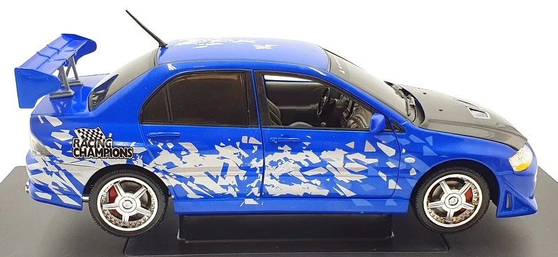 Ertl escala 1/18 diecast 33700 - 2002 Mitsubishi Lancer Evolution VII - azul Foto 4 de 4