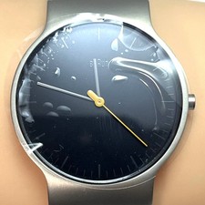 BRAUN BN0211 Quartz Men  s Watch Black Dial Mesh SS Strap w/Box Unused 997A