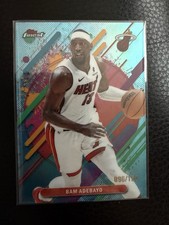 2025-26 Topps Finest Bam Adebayo Sky Blue Rare Refractor /150 Miami Heat