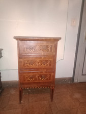 Set mobiletti legno intarsiato