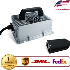 Fit EZGO TXT Golf Cart 36 Volt 18 AMP Golf Cart Battery Charger D Style Plug
