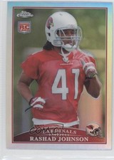 2009 Topps Chrome Refractor Rashad Johnson #TC201 0f6