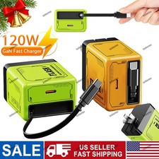 2 In 1 GaN Charger Scalable 120W Max Fast Charger Module With Type C  USB Ports