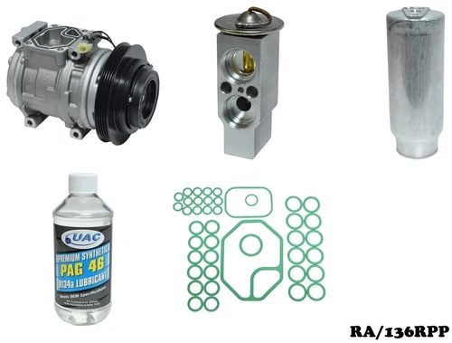 A/C Compressor Kit for GEO PRIZM BASE LSI 1.6L 1.8L 1994-1997 RA/136RPP - Picture 1 of 10