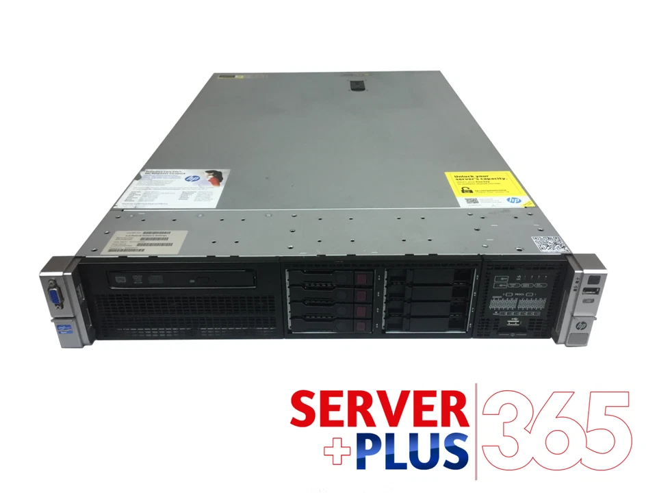 HP DL380p G8, 2x 3GHz 10 núcleos E5-2690v2, 192GB RAM, 4x HP 480GB SSD Foto 2 de 4