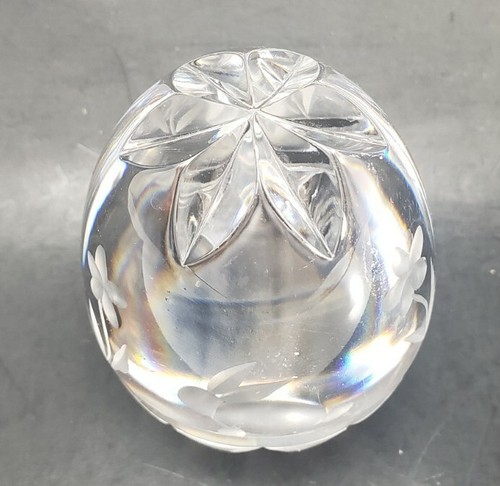 Conejo de huevo de cristal grabado Rogaska - Imagen 9 de 12