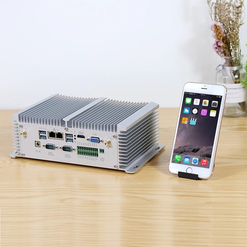 Industrial Mini PC Core i5-4278U i7 8550U 2*DDR4 RAM RS485 Windows Linux Fanless - 第 2/23 張圖片