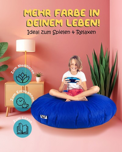 Patchhome 2 Varianten in 1 Sitzsack Sitzkissen Beanbag Gamer Kissen Tobekissen - Bild 44 von 199