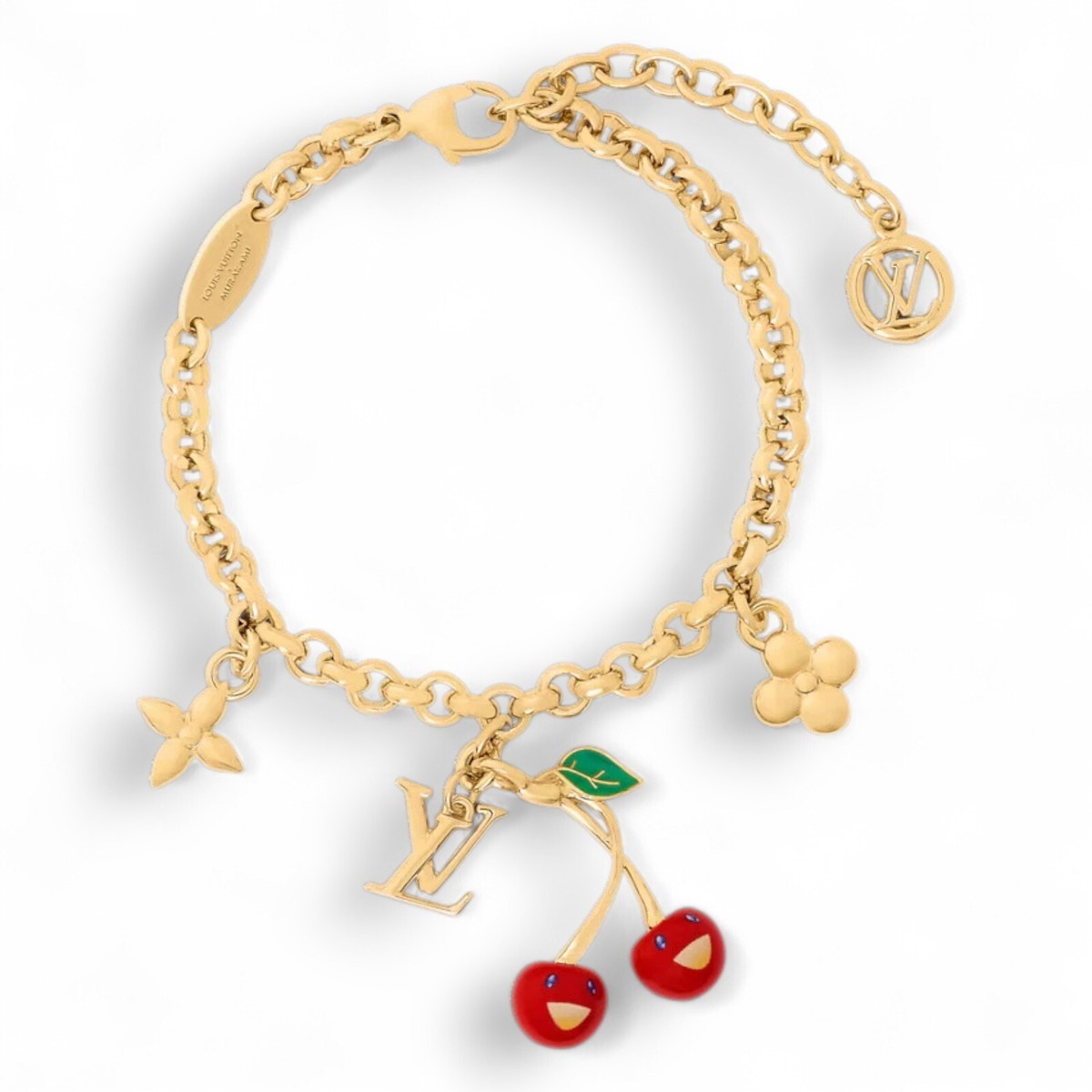 Louis Vuitton x Takashi Murakami M1691A Bracelet Cherry 2025 | eBay