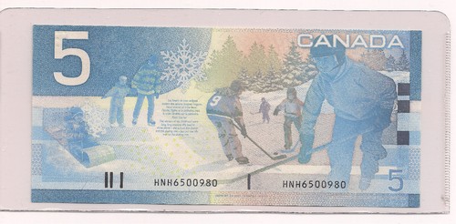 2002 #BC-62aA-i $5.00 JOURNEY SERIES INSERT/REPLACEMENT NOTE HNH PREFIX UNC+ - 第 1/2 張圖片