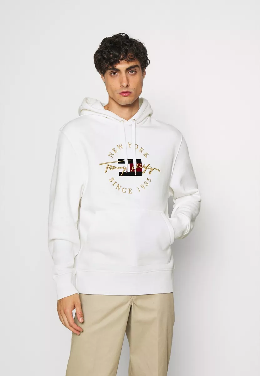 NWT Mens Tommy Hilfiger $129 SEASONAL ICON Hoodie Sweatshirt M