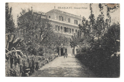 FRASCATI Roma - Grand Hotel - Vg. 1926 - Ed. Ruggeri