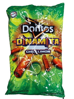 NEW DORITOS DINAMITA CHILE LIMON ROLLED FLAVORED TORTILLA CHIPS 10.75 OZ BAG