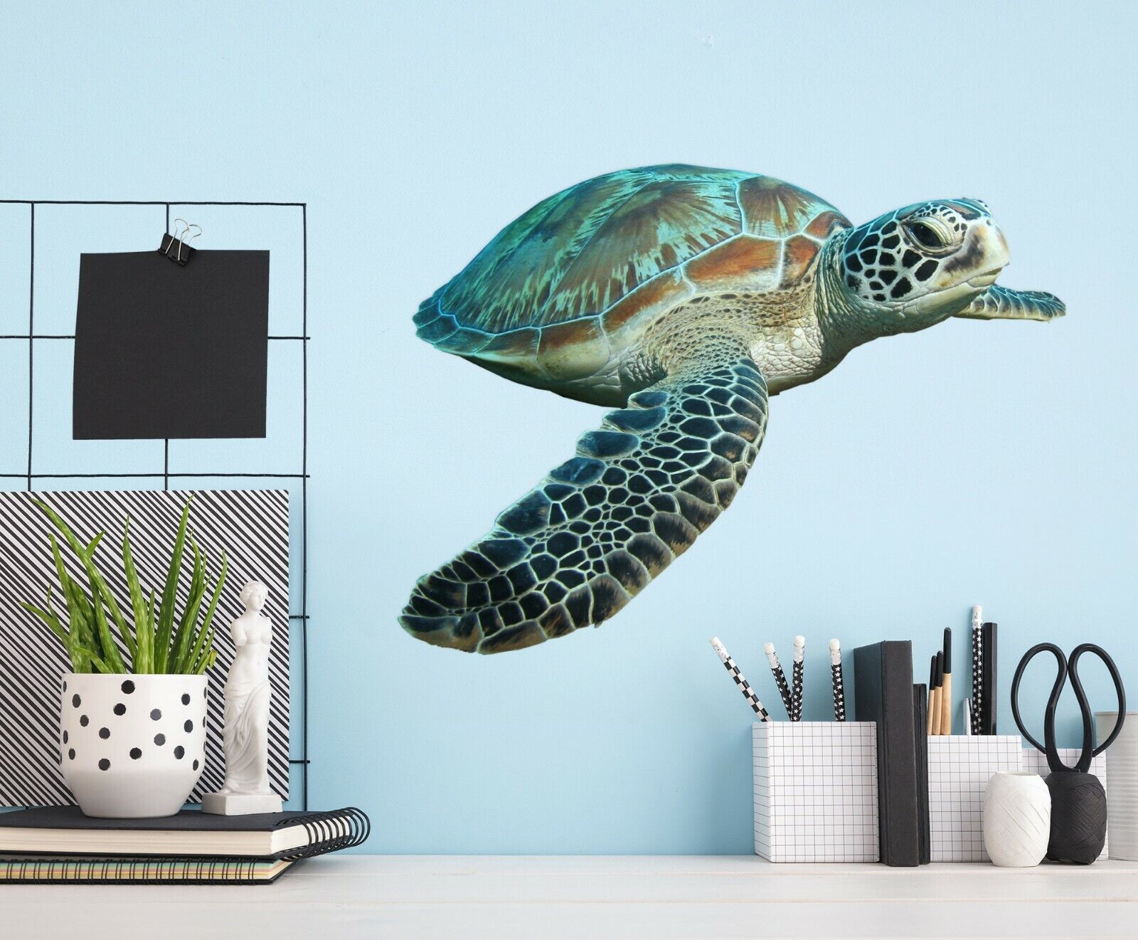 3D Turtle C25 Animal Wallpaper Mural Plakat Naklejka ścienna Naklejka Wend Popularny klasyk, świetna jakość
