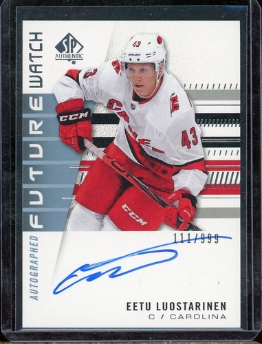 2019-20 SP Authentic Future Watch Autograph #232 Eetu Luostarinen RC 111/999