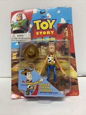 Disney Toy Story Quick Draw Woody Action Figure