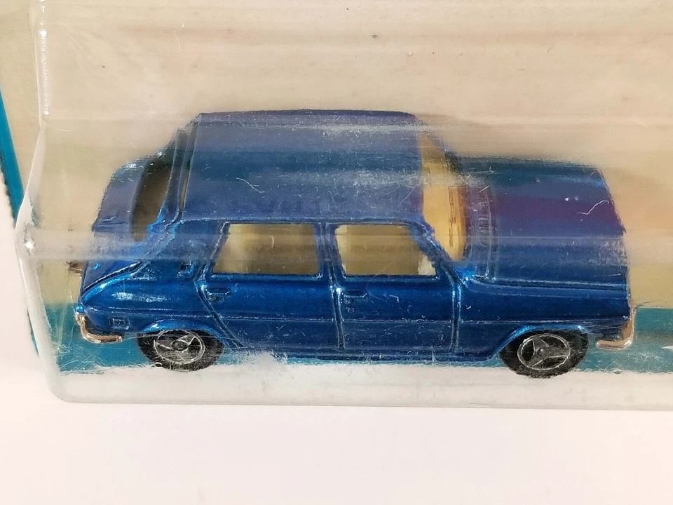 Majorette Super Singles Simca 1100 TI / #234 Blue Opening Hatch / Made in France - Image 3 of 4