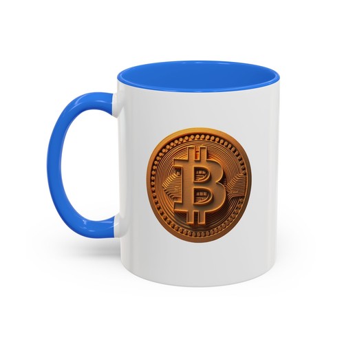 Bitcoin, crypto, argent, tasse à café, tasses colorées (11 oz, 15 oz) - Photo 73/93